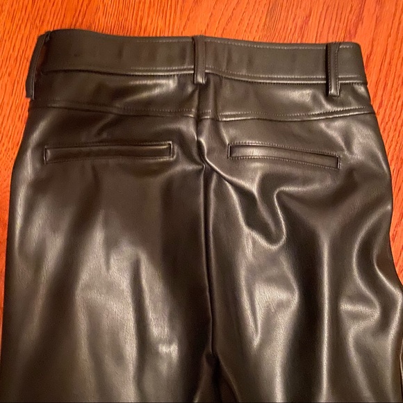 Zara Faux Leather Pants - Picture 5 of 8